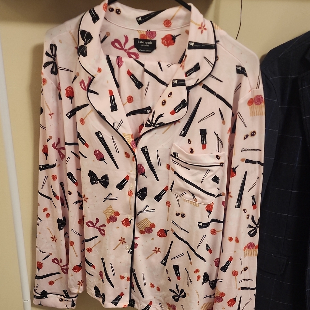 Kate Spade Light Pink Patterned Women's Pajamas